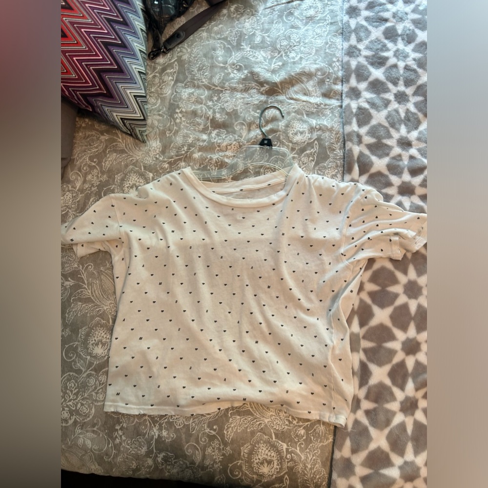 Current Elliot cropped tee- size 0, open back,
